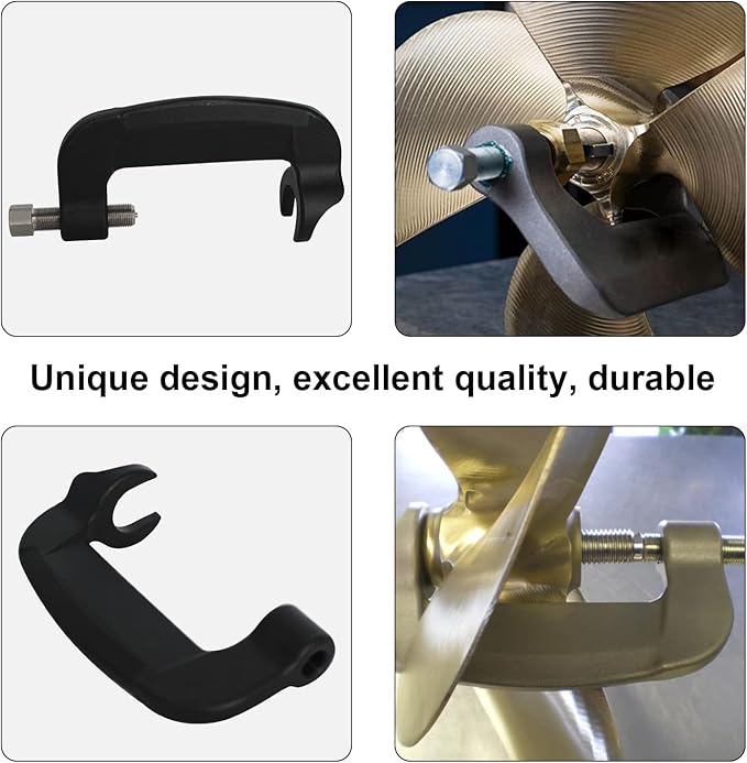 Inboard Propeller Puller C Clamp Puller for Ski Wakeboard Surf Propellers Fits 3/4" to 1-1/8" Shafts Replace PULR-PT-Point Inboard Prop Puller Kit