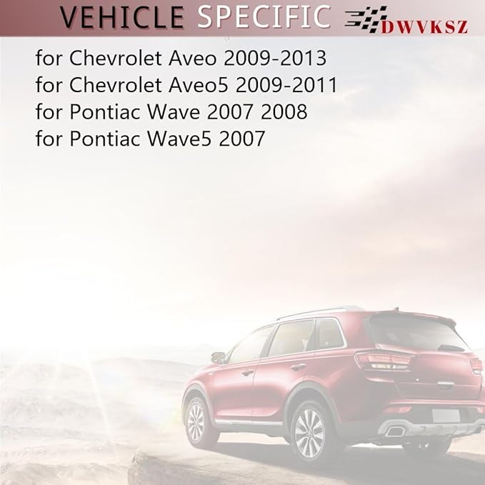 1PC Automotive Wheels Replaces# 96653134, 95947417 Dwvksz for Chevrolet Aveo 1.6L 2009 2010 2011 2012 2013, for Chevrolet Aveo5 1.6L 2009 2010 2011, for Pontiac Wave 1.6L 2007 2008