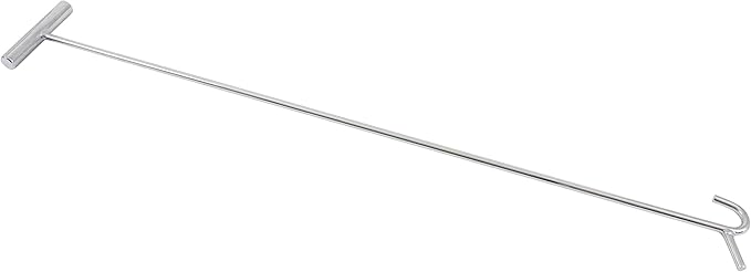 Mytee Products Heavy Duty Chrome Fifth Wheel Pin Puller w/Hook 34"