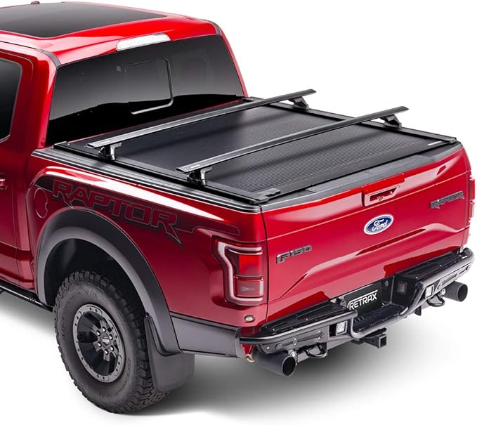 RealTruck Retrax RetraxONE XR Retractable Truck Bed Tonneau Cover | T-60842 | Fits 2007 - 2021 Toyota Tundra Regular & Double Cab w/ Deck Rail System 6' 7" Bed (78.7")