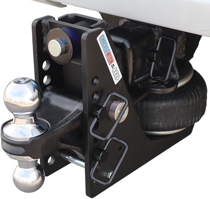 Shocker HD Max Air Hitch & Combo Ball, Fits 2-1/2" Hitch Chrome Combo 2" & 2-5/16" Balls