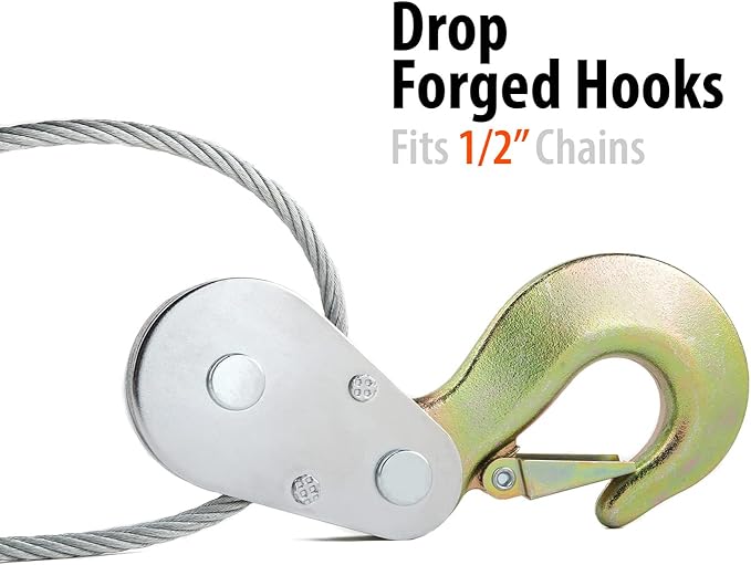 TR Industrial Portable 4-Ton Dual Gear Power Puller, Black