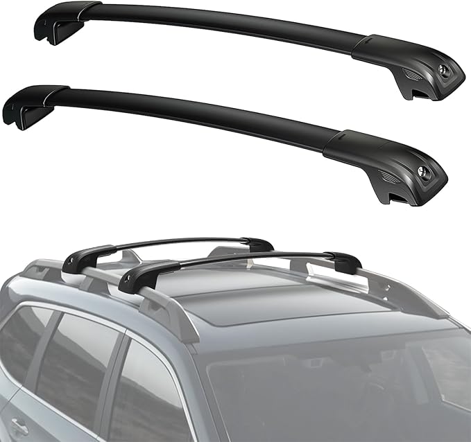 Roof Rack Cross Bars Compatible with Subaru Ascent 2019-2026 & Volkswagen VW Atlas 2017-2026, 300lbs Capacity Aluminum Anti-Rust Crossbars for Roof Cargo Luggage Carrier