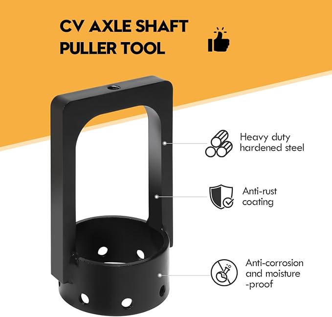 3 inch CV Axle Shaft Puller Tool, UTV/ATV CV Axle Removal Tool, Heavy Duty Axle Puller for Cars, Trucks, ATV & UTV - CV Joint & Driveshaft Removal Tool Set