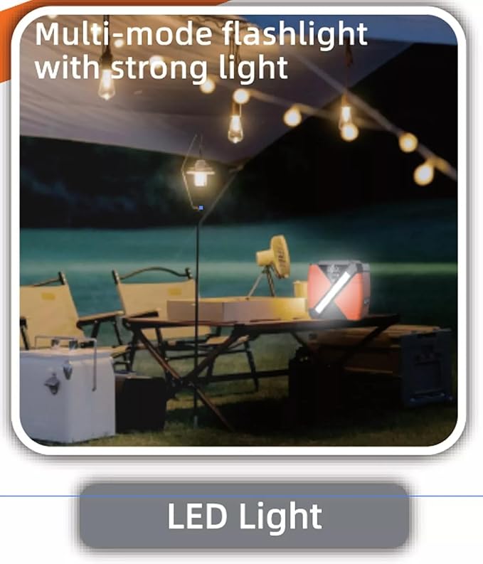 Audiobank A12 Multifunction 1500A Jump Starter with Air Compressor, 12000mAh Power Bank, 3A USB Charging, LED Flashlight, Compact Design for Cars, SUVs, Motorcycles, and Inflatable Items