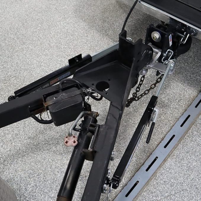 Shocker HD Max Combo Air Hitch & Sway Control Towing Kit, Fits 2-1/2" Hitch Chrome Combo 2" & 2-5/16" Balls