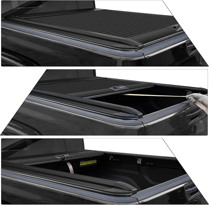 4.6FT Retractable Truck Bed Tonneau Cover for 2022-2025 Ford Maverick Aluminum