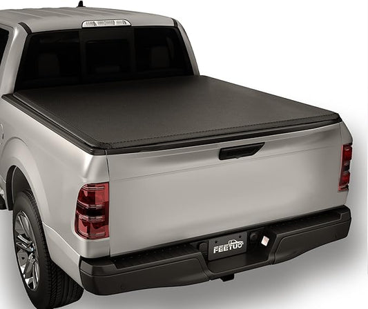 Soft Roll-Up Tonneau Cover Truck Bed for 2009-2018 Ram 1500; 2010-2024 Ram 2500 3500; 2019-2024 Ram 1500 Classic 6.4FT/76.3inch w/o RamBox