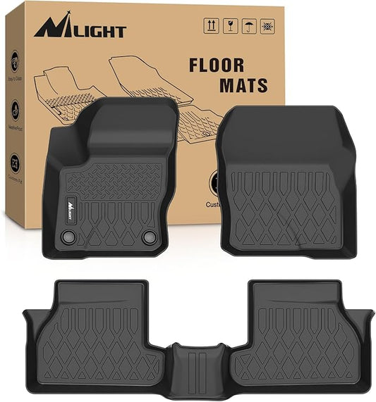 Nilight TPE Floor Mats for Ford Focus 2012 2013 2014 2015 2016 2017 2018, All Weather Custom Fit Heavy Duty Floor Liners