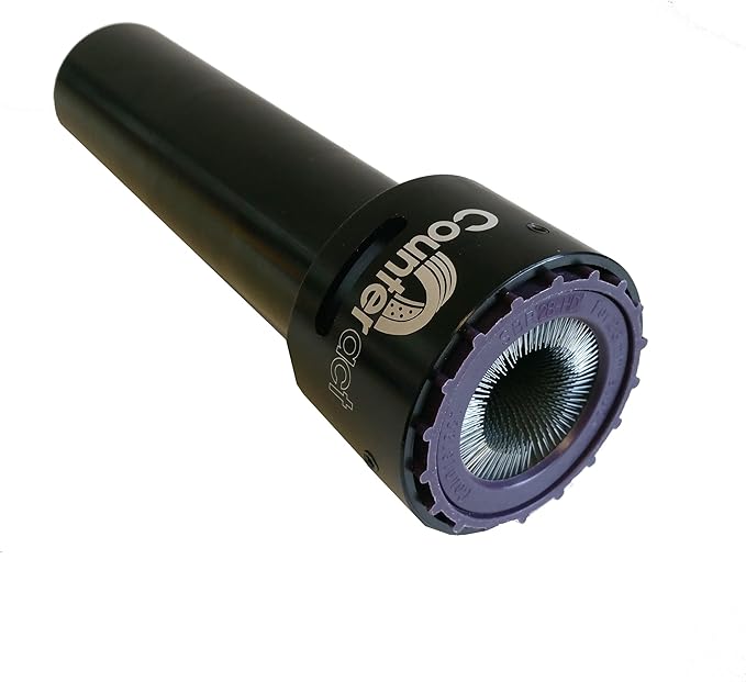 Counteract SBCT28-HD Wheel and Hub Stud Cleaning Tool, Cleans Surface Rust, Corrosion, Debris on OTR, Agriculture, Heavy Duty Vehicles, Fits Inserts SBR28-HD, Includes 28mm HD Brush