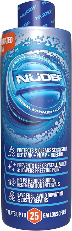 NüDEF Diesel Exhaust Fluid Anti-Crystal Treatment - Treats 25 Gallons - DEF Additive & Stabilizer