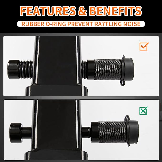 METOWARE Keyed Alike Trailer Hitch Receiver & Coupler Lock Kit fits Class III IV Receiver 5/8" Dia Pin Lock, 1/4” Dia 2-1/2" Trailer Coupler Lock for Latch-Type Couplers Latch-Type Couplers