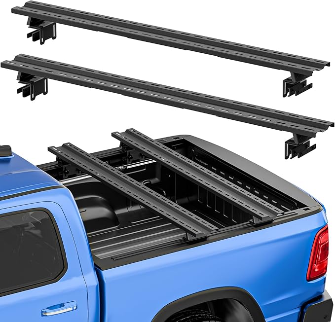 Universal Truck Bed Racks Compatible with Silverado/Ford F-Series/Ram/Tacoma/Tundra/JT/Sierra/Titan/Frontier/Colorado/Canyon/Ranger/Maverick Adjustable Multi-Function Design Cargo Cross Bar