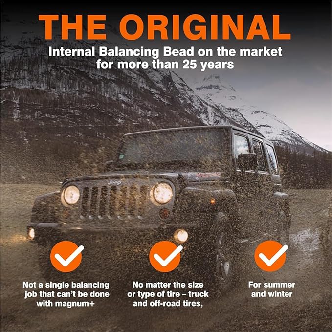 Martins Industries Magnum+ Tire Balancing Beads, Fleet tub 24 Bags, 6.5oz / 185g