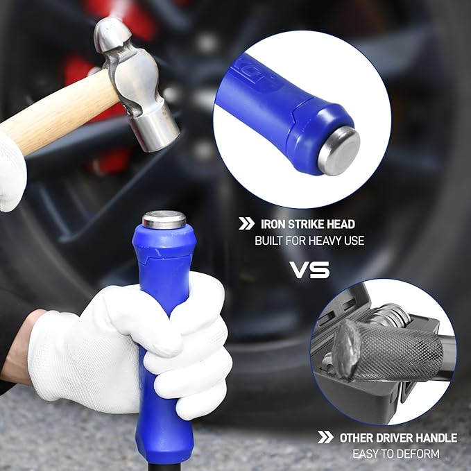 Bearing Race and Seal Driver Kit 13pc - Universal Wheel Bearing Installer Tool for 1-9/16" to 4-5/8" Bearings