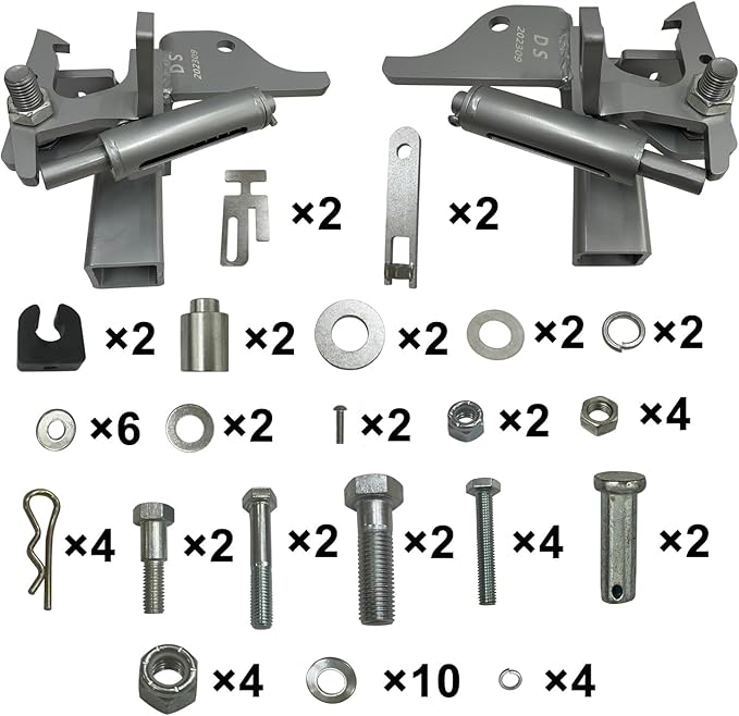 Mounting Brackets and Hardware Accessories Compatible with Volvo VNL 04-17 Truck Parts Polished Stainless Steel Deer Guard