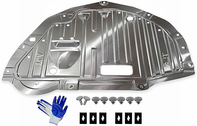 Aluminum Alloy Engine Splash Shield Guard Under Car Cover for Honda CRV Ex Exl 2017-2022 1.5l L4, 74112-TLA-A01