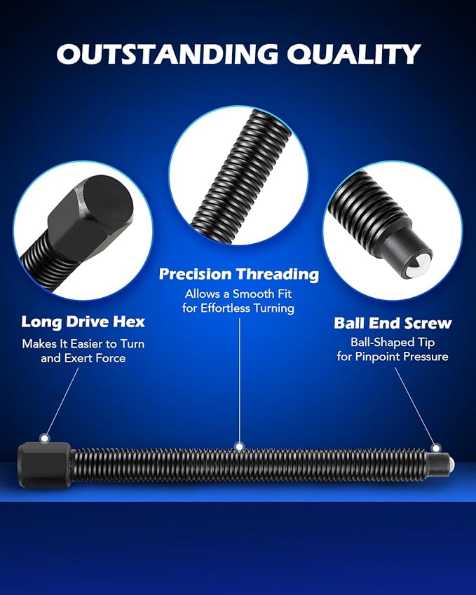 Bearing Puller Set, 5 Ton Capacity Bearing Separator, Pinion Wheel Bearing Removal Kit with 2" and 3" Jaws, Wheel Hub Axle Puller Set, Heavy Duty Bearing Splitter Tool Kit with Blue Case