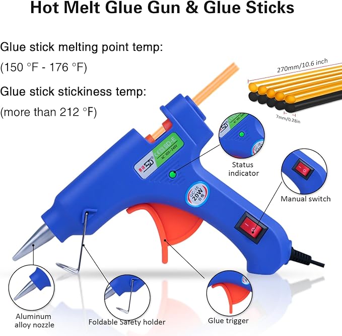 Car Dent Puller - Dent Repair Kit with Golden Lifter, Dent Removal Kit Double Pole Bridge Dent Puller for Auto Dent Removal, Door Dings and Car Hail Damage 40PCS (with Glue Set)