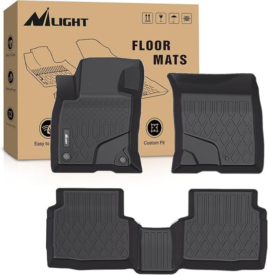 Nilight TPE Floor Mats for Ford Escape (NOT for Hybrid) 2020 2021 2022 2023 2024 2025,All Weather Custom Fit Heavy Duty Floor Liners