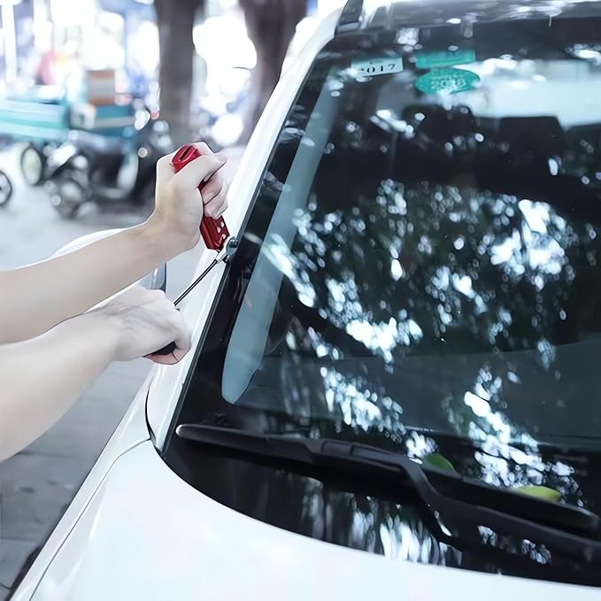 Windshield Removal Tool Kit,Windshield Removal Tool,Windshield Installation Kit,Universal Car Windscreen Quick Release Cold Knife Windshield and car Window Glass Urethane Scraper Tool Set