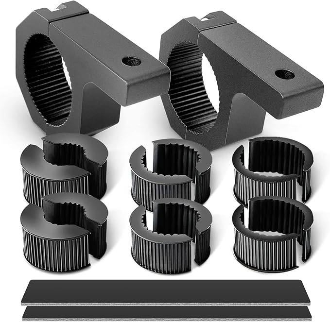 Nilight 6.5Inch 2PCS 120W Spot Flood Combo Bar Driving Waterproof Off Road Led Light with Mounting Bracket Kit Wiring Harness-2 Leads, 2 Years Warranty