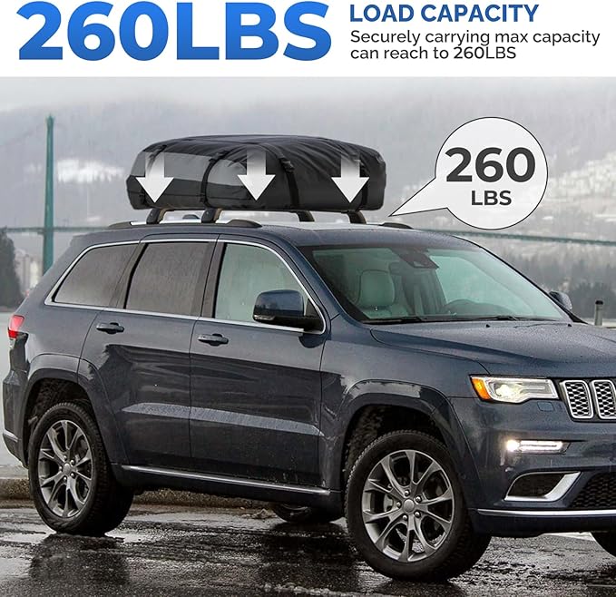 HEKA 260 LBS Roof Rack Cross Bars Fit for Jeep Grand Cherokee 2011-2021 Aluminum Anti-Theft Rooftop Cargo Carrier Crossbars Accessories