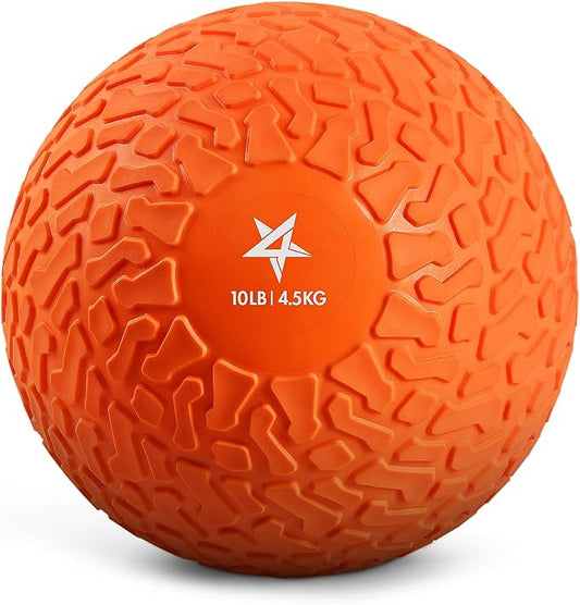 Yes4All Slam Balls, 10-40lb Weighted Ball Weight, Durable PVC Sand Filled Workout Dynamic Slam Ball for Core Strengthen