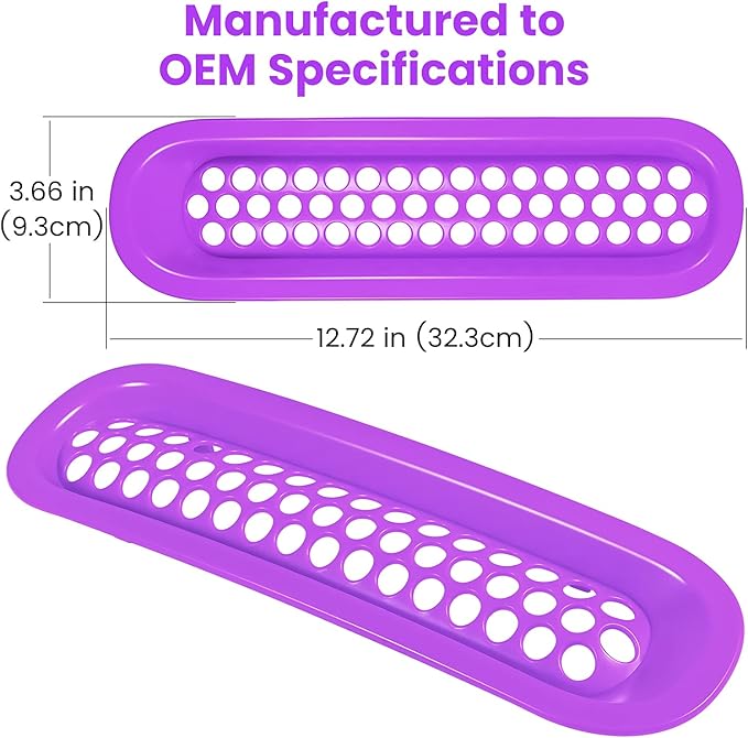 7PCS Front Grill Mesh Inserts for Jeep Wrangler JK JKU Unlimited 2007 2008 2009 2010 2011 2012 2013 2014 2015 2016 2017 2018 Grille Guard Cover Trim Clip-in Exterior Accessories (Matte Purple)