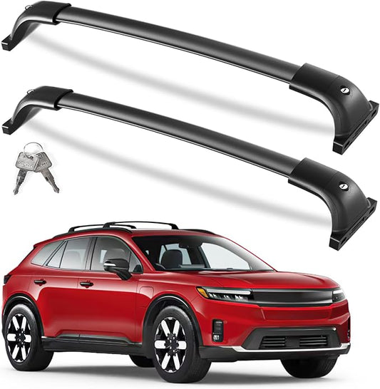 KINGGERI 260lbs Lockable Roof Rack Cross Bar Compatible with Honda Prologue Touring 2024 2025 2026 with Side Rail, Heavy Duty All Aluminum Crossbars Rooftop Cargo Basket Luggage Kayak Canoe Snowboard