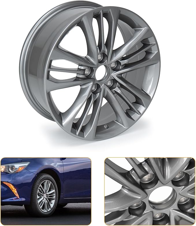17'' x7'' Aluminum Alloy Replacement for OE Wheel Rim Compatible with Toyota Camry 2015-2017, 75171, Set of 4