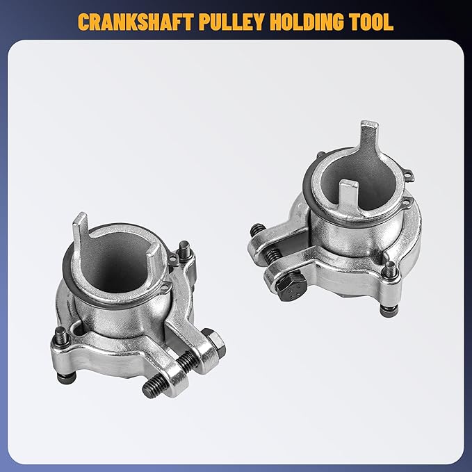 Camshaft Aligning Flywheel Locking Crankshaft Pulley Holding Tool Compatible with GM Onix/Tracker/Chevrolet 1.0 12V 3 cylinders 1.2 12V Ecotec Engine Replace CR490 with 22mm Socket