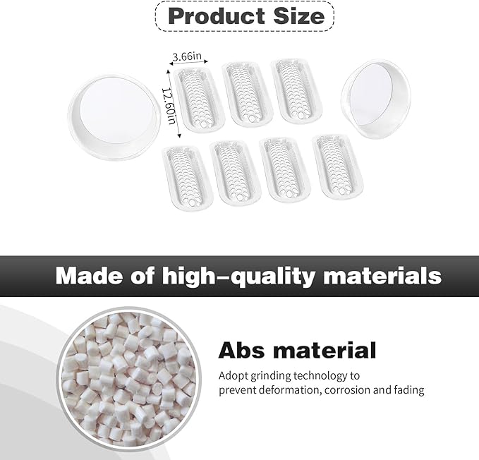 CheroCar for JK Mesh Grille Grill Insert & Headlight Cover Trim Exterior Accessories for Jeep Wrangler JK 2007-2017,White…