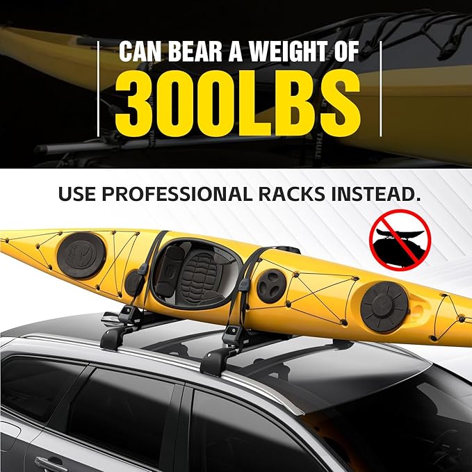 Heavy Duty 300 LBS Roof Rack Cross Bars Compatible with 2014-2025 Subaru Forester with Side Rails, Lockable & Adjustable Rooftop Top Luggage Crossbar Cargo Carrier SUV