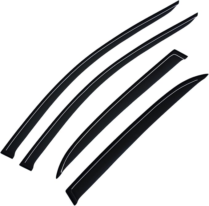 Wind Deflector Compatible with 2003-2007 Honda Accord Sedan Sun/Rain Guard Window Visor 94943