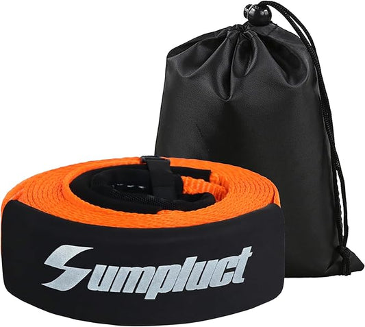 Heavy Duty Recovery Tow Straps 3"x20' 36580lb Break Strength-Emergency Tow Kinetic Rope For Truck,UTV,ATV,Car,Boat Overlanding Accessories, Pull Towing Strap for Offroad 4x4 Use - Compatible With Jeep