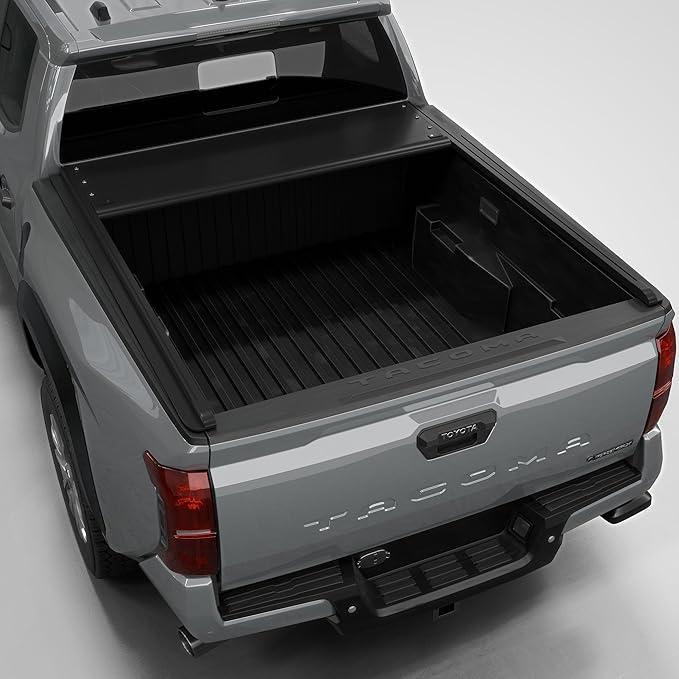 Aluminum Retractable Tonneau Cover Fits 2016-2023 Toyota Tacoma w/OE Track System 6'2" Bed (74")