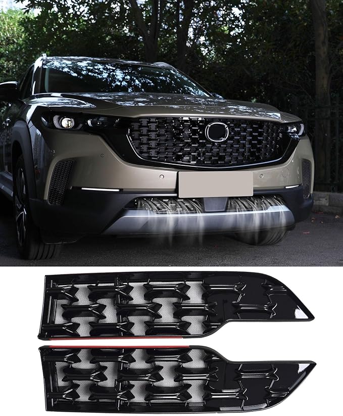 for Mazda CX50 2023-2025 Gen 2 Front Grille Inserts with 304 Stainless Steel Mesh, Front Bumper Bug Guard Grill Cover Trim Car Exterior Accessories Protector for 2024 2026 Mazda CX 50 Hybrid