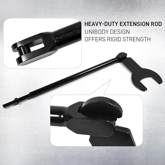 10Pcs Pneumatic Fan Clutch Wrench Set Removal Tool Kit, Auto Repair Spanner Kit Installs Fan Clutch Compatible with Ford, GM and Jeep Vehicles