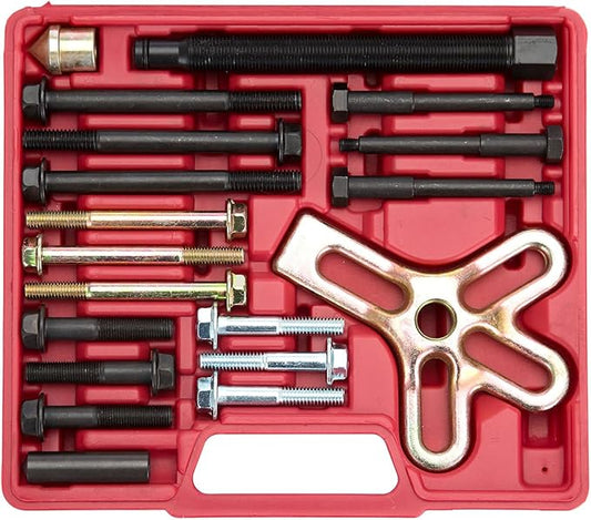 OEMTOOLS 27187 Harmonic Balancer Puller Kit, Removes Harmonic Balancers, Dampers, Pulley Puller, Puller Tool for Use with GM 3300 & 3800 V6 Engines, Includes Metric and SAE Bolts