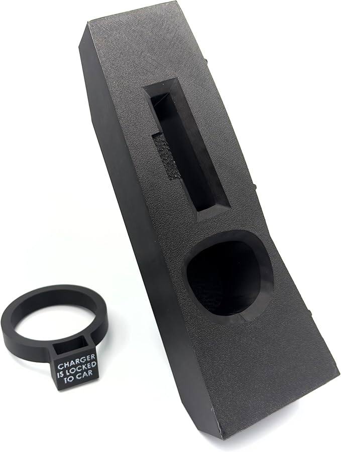 Door Dock for Tesla/J1772 Adapter for Model Y and Charger Locking Ring Bundle 2023-2025 (Black)