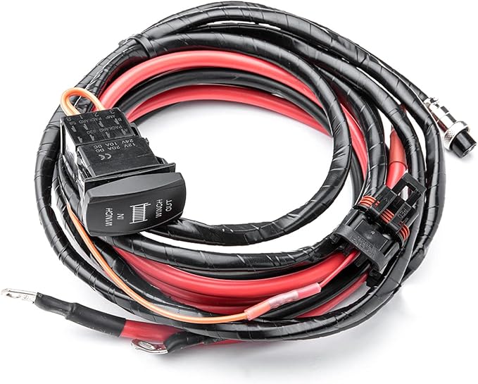 SuperATV 6000 lb. Ready-Fit Winch for Polaris Ranger Models (See Fitment List) | 266.1 Gear Ratio | 50 Foot Remote Range | 3/16 Inch Steel