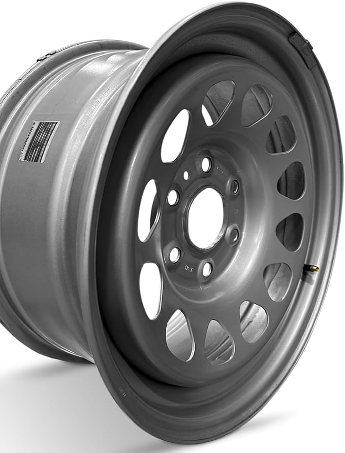 For 2023-2024 GMC Suburban 17 Inch Powder-Coated Silver Steel - Genuine Take-Off Rim - Road Ready Truck Wheel