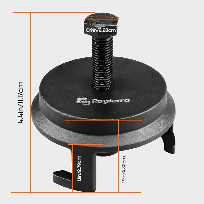 For GM 25264 Harmonic Balancer Puller, Harmonic Balancer Installation Tool for LS ，Crank Pulley Puller for GM Chrysler Jeep Dodge, Harmonic Damper Puller for Engine Balancer Removal Replacement