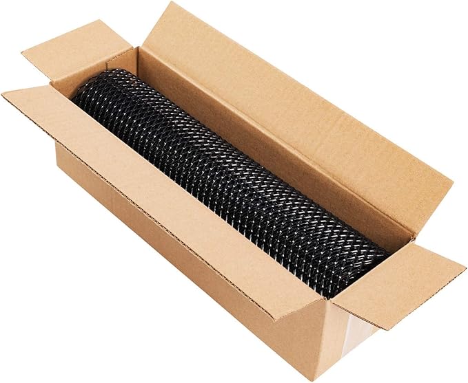 AggAuto 47x16 inches Car Pickup Truck Grill Mesh Spoiler Bumper Vent Aluminum Alloy Automotive Grille Insert Air Intake Racing Rhombic Hole 8x16mm Black