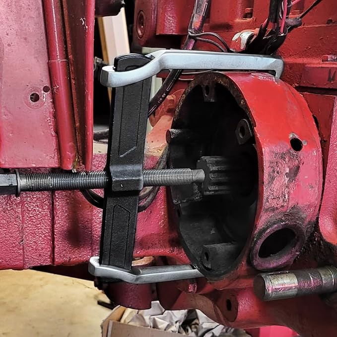 ChgImposs 16 Inch 2-Jaw Gear Puller, Heavy Duty CR-V Adjustable Reversible Bearing Puller Tool for External & Internal Removal of Pulleys, Flywheels, Bearings, Gears, Brake Drums