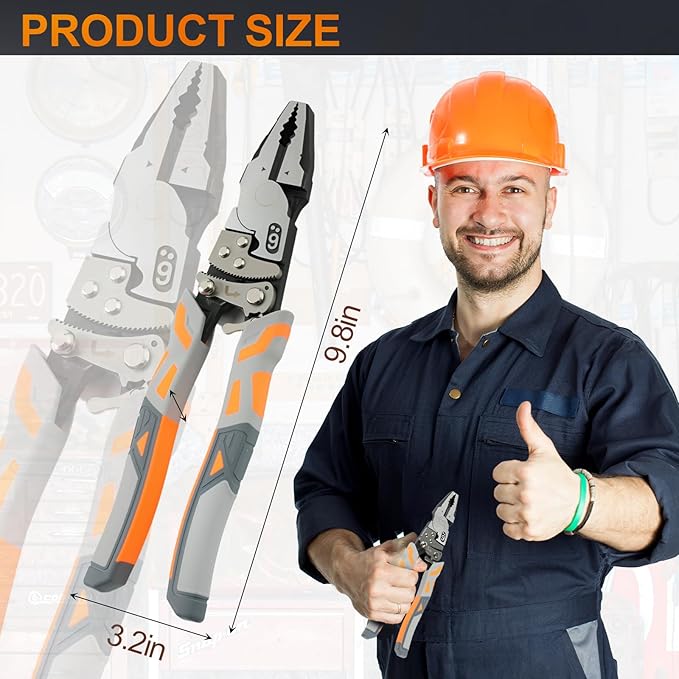 Ratchet Wire Plier - Cutting Pliers for Wire-Steel and Matel Wires, Forged from 55 steel, Locking Pliers Professional Handle