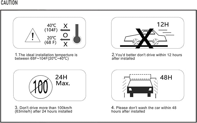 Smoke Window Visor Compatible with 2002-2006 Avalanche/Escalade/Silverado Crew Cab Rain Guards Wind Deflector 94355