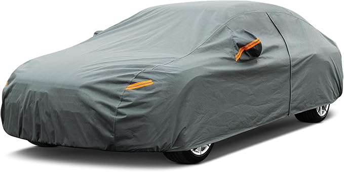 Kayme Heavy Duty Car Cover Custom Fit Pontiac G6 (2004-2011) Waterproof All Weather for Automobiles, Full Exterior Covers Sun Rain UV Protection.（Deliver About 3-10 Days）