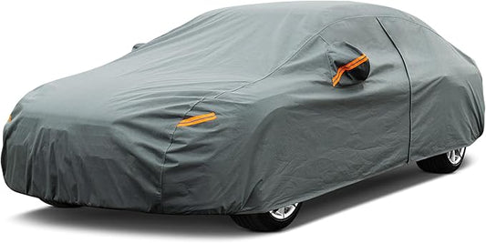 Kayme Heavy Duty Car Cover Custom Fit Pontiac G6 (2004-2011) Waterproof All Weather for Automobiles, Full Exterior Covers Sun Rain UV Protection.（Deliver About 3-10 Days）